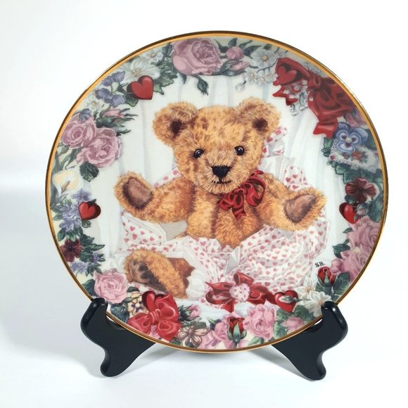 Franklin Mint Other - A Valentine For Teddy Sarah Bengry Vintage Plate Collectable Franklin Mint